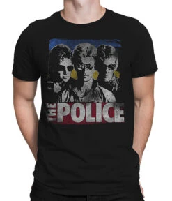The Police Greatest Hits Black Athletic T-Shirt