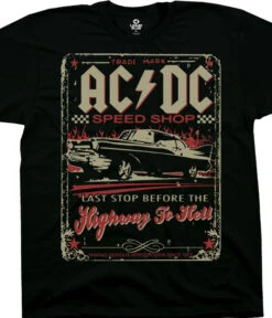 AC/DC Speedshop Black T-Shirt
