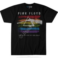 Pink Floyd Dark Side Brushed Black Athletic T-Shirt -Pink Floyd shop 31821f 77755.1488396719