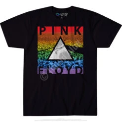 Pink Floyd Rainbow Prism Black T-Shirt -Pink Floyd shop 31824f 86967.1488401270