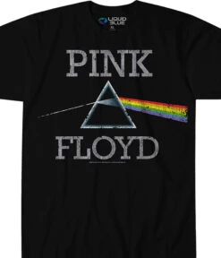 Pink Floyd Dark Side Classic Black Athletic T-Shirt