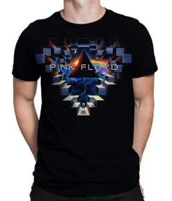 Pink Floyd Space Window Black Athletic T-Shirt