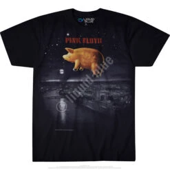Pink Floyd Pigs Over London Black T-Shirt -Pink Floyd shop 31854f 85526.1488396627