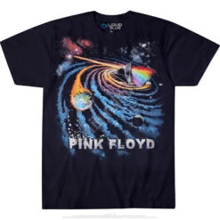 Pink Floyd Dark Side Galactic Black T-Shirt -Pink Floyd shop 31855f 39938.1636994054