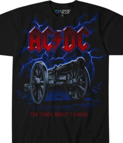 Cannon Lightning Black T-Shirt