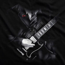 Angus Young Black T-Shirt -Pink Floyd shop 31869f artwork 76301.1469636910