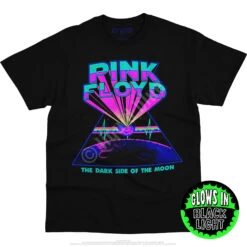 Pink Floyd Dark Side Blacklight Black T-Shirt 5 Pink Floyd Dark Side Blacklight Black T-Shirt -Pink Floyd shop 31928f blacklight 69580.1562622322