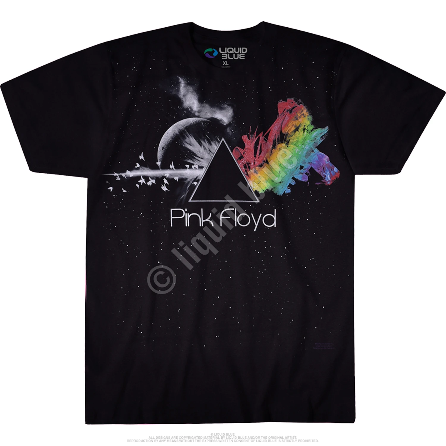 Pink Floyd Any Colour You Like Black Athletic T-Shirt 3 Pink Floyd Any Colour You Like Black Athletic T-Shirt - Image 3