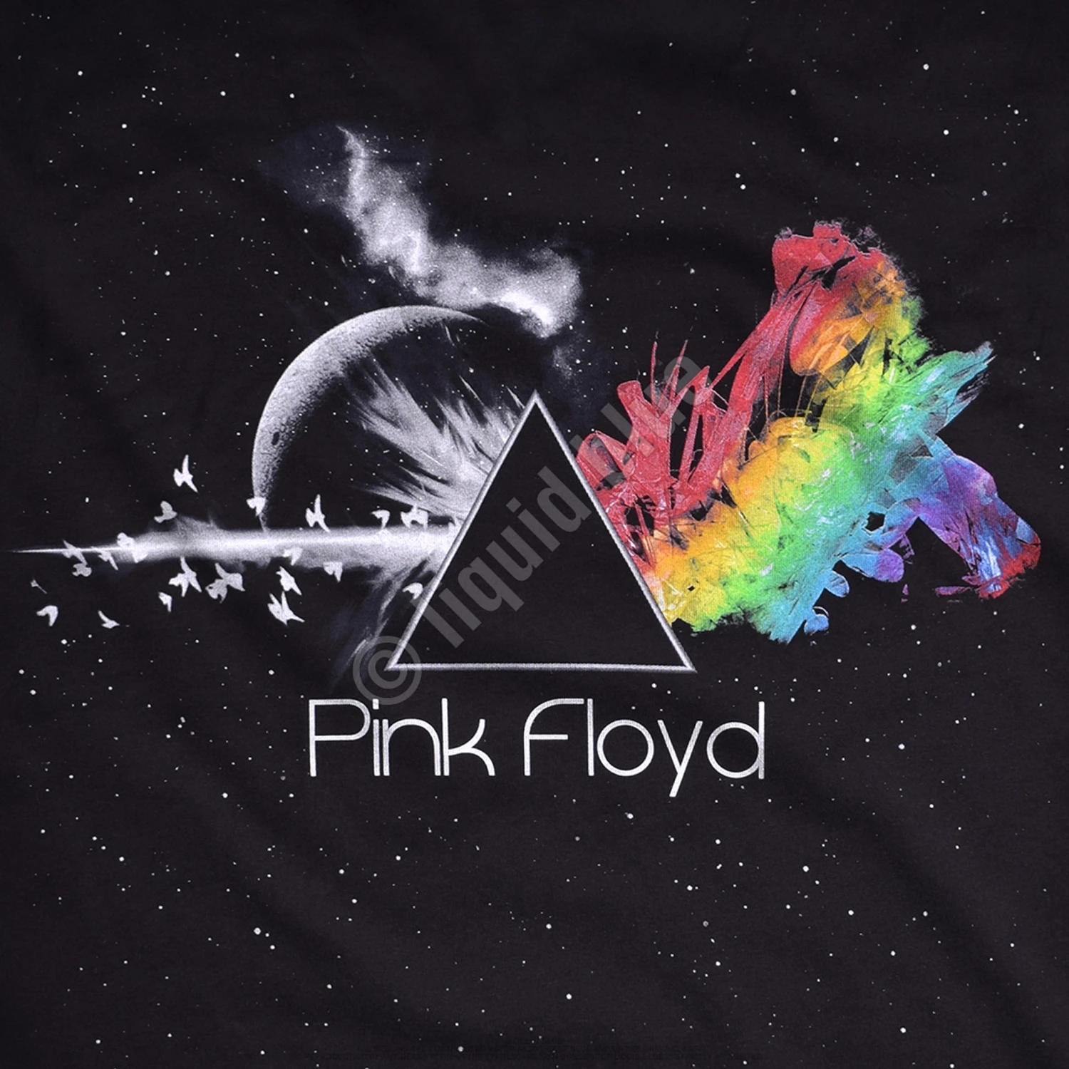 Pink Floyd Any Colour You Like Black Athletic T-Shirt 4 Pink Floyd Any Colour You Like Black Athletic T-Shirt - Image 4