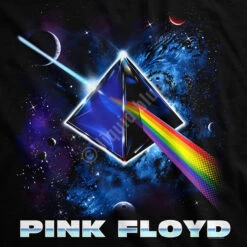 Pink Floyd Cosmic Prism Black T-Shirt 5 Pink Floyd Cosmic Prism Black T-Shirt -Pink Floyd shop 31963f artwork 42597.1677871486