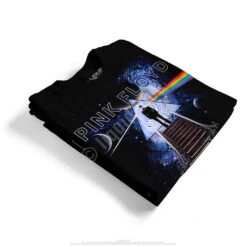 Pink Floyd Stairway To The Moon Black Athletic T-Shirt -Pink Floyd shop 31981f stack 20004.1636997365