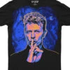 DAVID BOWIE SHHH! Bowie Black Athletic T-Shirt