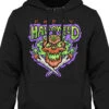 Halloweed Skull Black Hoodie