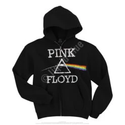 Pink Floyd Dark Side Classic Black Zipper Hoodie -Pink Floyd shop 32832f 57152.1488401339