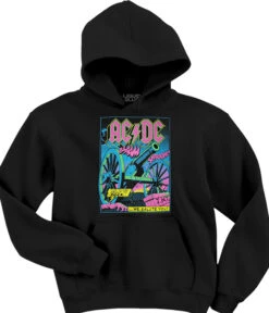 TNT Blacklight Hoodie Black