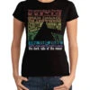 Pink Floyd Dark Side Tracks Black Juniors Long Length T-Shirt