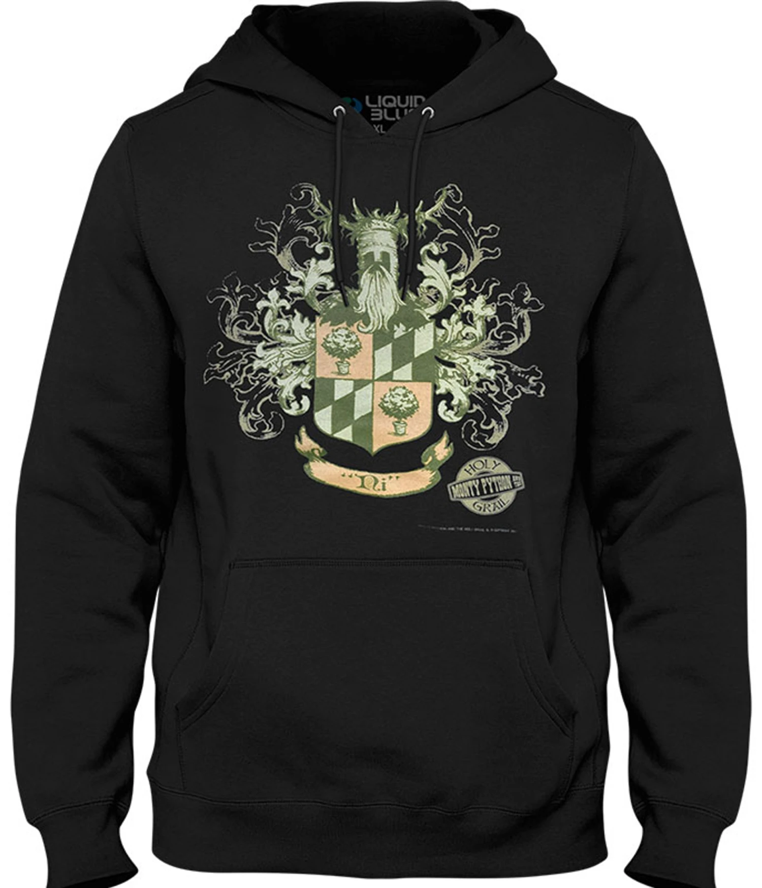 Knights Of Ni Crest Black Hoodie 1 Knights Of Ni Crest Black Hoodie