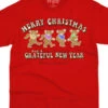 Dancin' Gingerbread Bears Youth Red T-Shirt