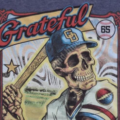 GD On-Deck Dark Blue Heather Poly-Cotton T-Shirt -Pink Floyd shop 61549f artwork1 15367.1628098748