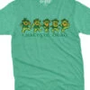 Irish Bears Poly Cotton Heather Green T-Shirt