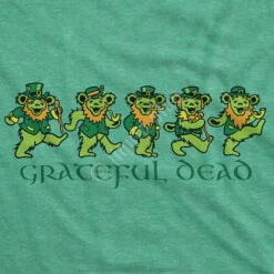 Irish Bears Poly Cotton Heather Green T-Shirt 5 Irish Bears Poly Cotton Heather Green T-Shirt -Pink Floyd shop 61558f artwork 65060.1646683880