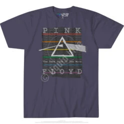 Pink Floyd Dark Side Stamp Grey Athletic T-Shirt -Pink Floyd shop 61800f 64203.1488831484