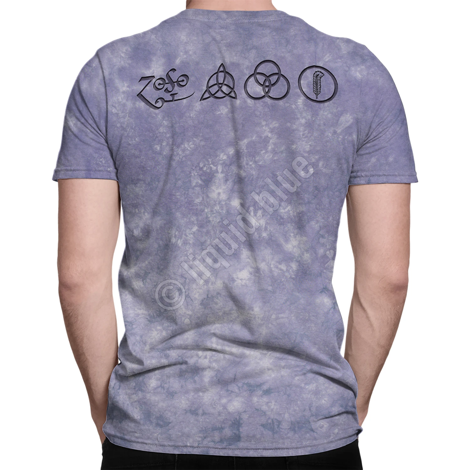 Man With Sticks Tie-Dye T-Shirt 3 Man With Sticks Tie-Dye T-Shirt - Image 3