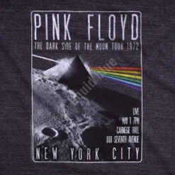 Pink Floyd Dark Side Live Dark Heather Tri-Blend T-Shirt -Pink Floyd shop 61803f artwork 87360.1488396738