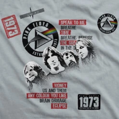 Pink Floyd Dark Side 1973 Grey T-Shirt 9 Pink Floyd Dark Side 1973 Grey T-Shirt -Pink Floyd shop 61820f artwork 87091.1541539981
