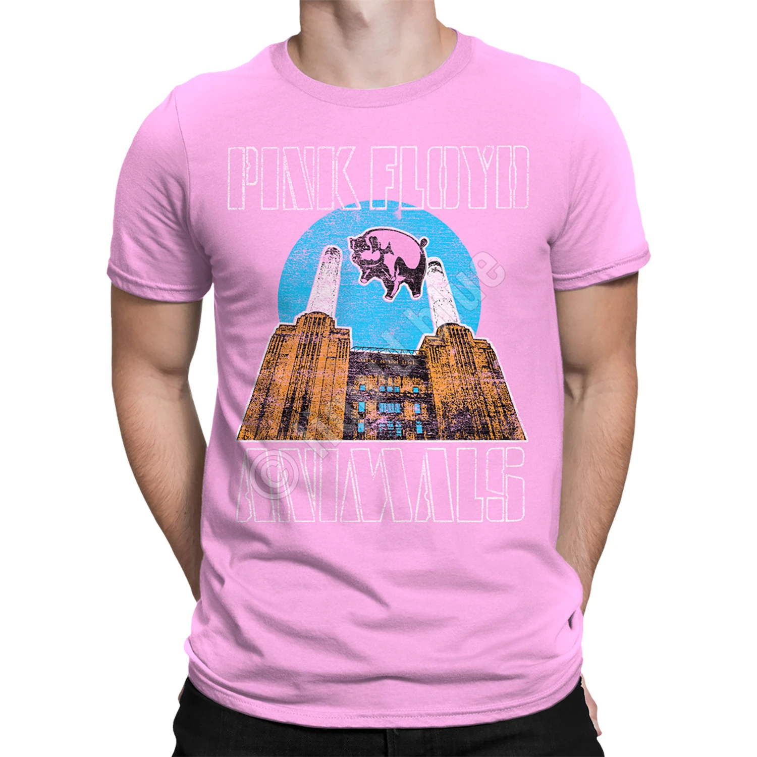 Pink Floyd Animals Pink T-Shirt 2 Pink Floyd Animals Pink T-Shirt - Image 2