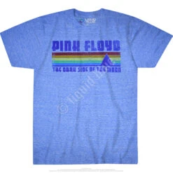 Pink Floyd On The Run Blue Heather Tri-Blend T-Shirt -Pink Floyd shop 61852f 36883.1488831621
