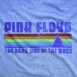 Pink Floyd On The Run Blue Heather Tri-Blend T-Shirt -Pink Floyd shop 61852f artwork 87980.1488401323