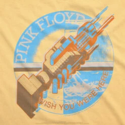 Pink Floyd Machine Gold Athletic T-Shirt -Pink Floyd shop 61858f artwork 87949.1664994260