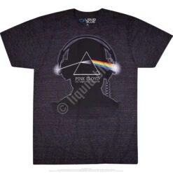 Pink Floyd Dark Side Beats Dark Heather Tri-Blend T-Shirt -Pink Floyd shop 61867f 99256.1488831539