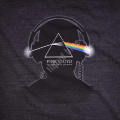 Pink Floyd Dark Side Beats Dark Heather Tri-Blend T-Shirt -Pink Floyd shop 61867f artwork 51709.1488396829