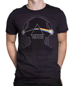 Pink Floyd Dark Side Beats Dark Heather Tri-Blend T-Shirt
