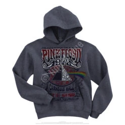 Pink Floyd Carnegie Hall Dark Heather Pullover Hoodie -Pink Floyd shop 62624f 53273.1488396701