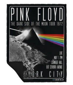 Pink Floyd Dark Side Live Fleece Throw Blanket