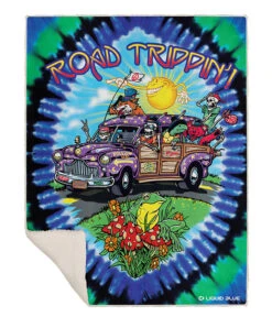 Road Trippin' Fleece Throw Blanket