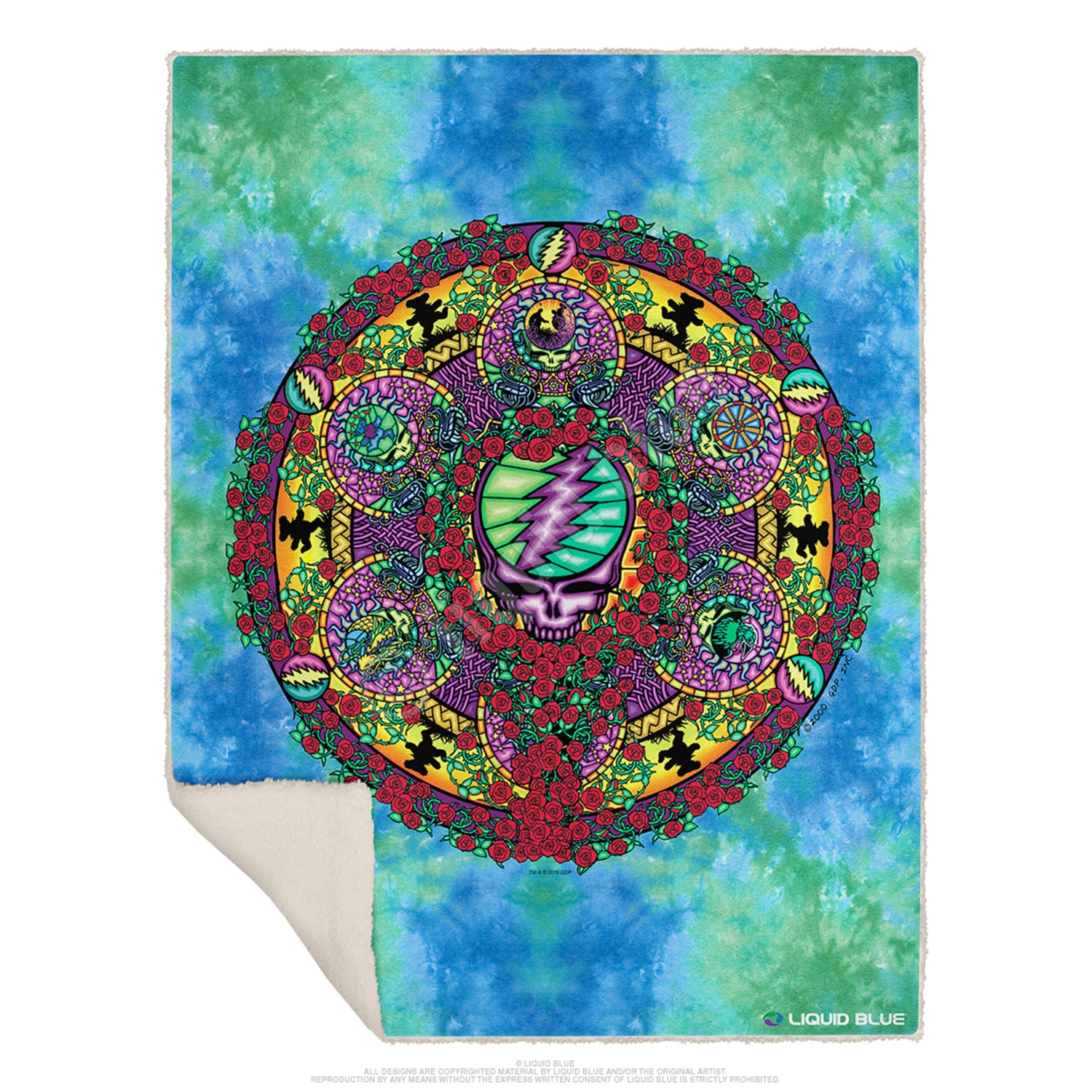 Celtic Mandala Fleece Throw Blanket 2 Celtic Mandala Fleece Throw Blanket - Image 2