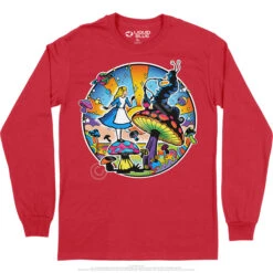 Alice Mod Long Sleeve T-Shirt 12 Alice Mod Long Sleeve T-Shirt -Pink Floyd shop AW0001LSREDf 21137.1664840290