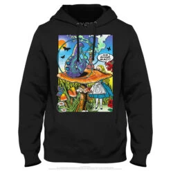 Alice Pop Art Hoodie -Pink Floyd shop AW0002HDBLKf 88688.1664840453