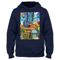Alice Pop Art Hoodie -Pink Floyd shop AW0002HDNAVf 75388.1664840453
