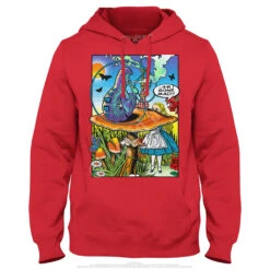 Alice Pop Art Hoodie -Pink Floyd shop AW0002HDREDf 98802.1664840453
