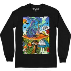 Alice Pop Art Long Sleeve T-Shirt -Pink Floyd shop AW0002LSBLKf 43763.1664840469