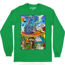 Alice Pop Art Long Sleeve T-Shirt -Pink Floyd shop AW0002LSIGRf 98779.1664840469