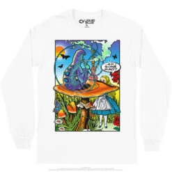 Alice Pop Art Long Sleeve T-Shirt -Pink Floyd shop AW0002LSWHTf 85061.1664840469