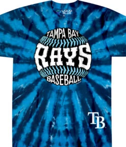 MLB Tampa Bay Rays Burst Tie-Dye T-Shirt