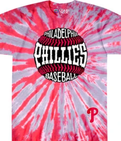 MLB Philadelphia Phillies Burst Tie-Dye T-Shirt