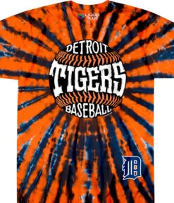 MLB Detroit Tigers Burst Tie-Dye T-Shirt
